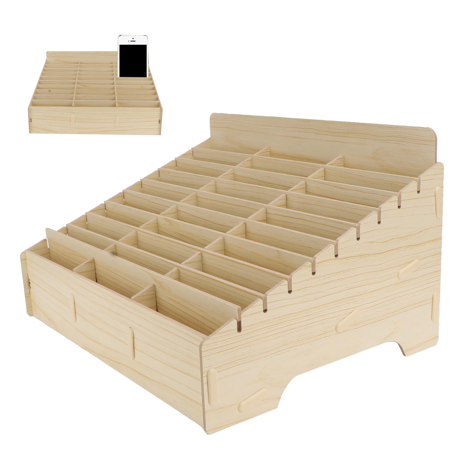 Amazon.co.jp: BESTOYARD スマホ端末収納ラック 収納ボックス 多機能